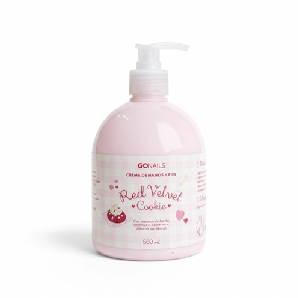 Foto Principal GO NAILS Crema de manos y pies Red Velvet - 500 ml EDICIÓN LIMITADA